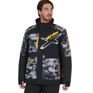 NWT Ski-Doo Men's Exodus X-Team Edition Jacket Black Camo Size XS $450 FLF205